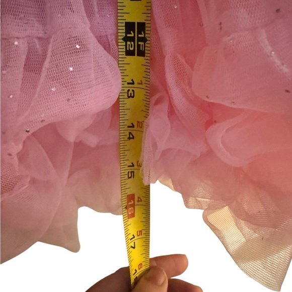 Popatu Pink Butterfly Rhinestone Tutu Dress – Toddler Girls Size Small - Picture 7 of 10